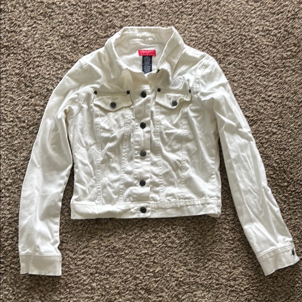 White Denim Jacket